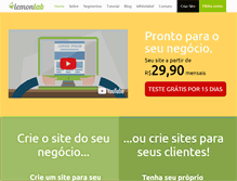 Tablet Screenshot of lemonlab.com.br
